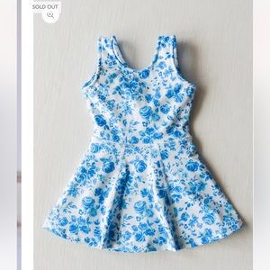 Sweet Honey Blooming Blues Tennis Dress Size 8